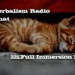 Real Herbalism Radio Herb Chat show 221.Full Immersion Healing cat sleeping in background